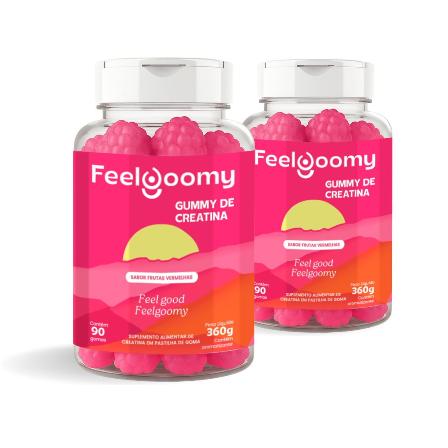 Kit 2 Potes de Creatina Gummy