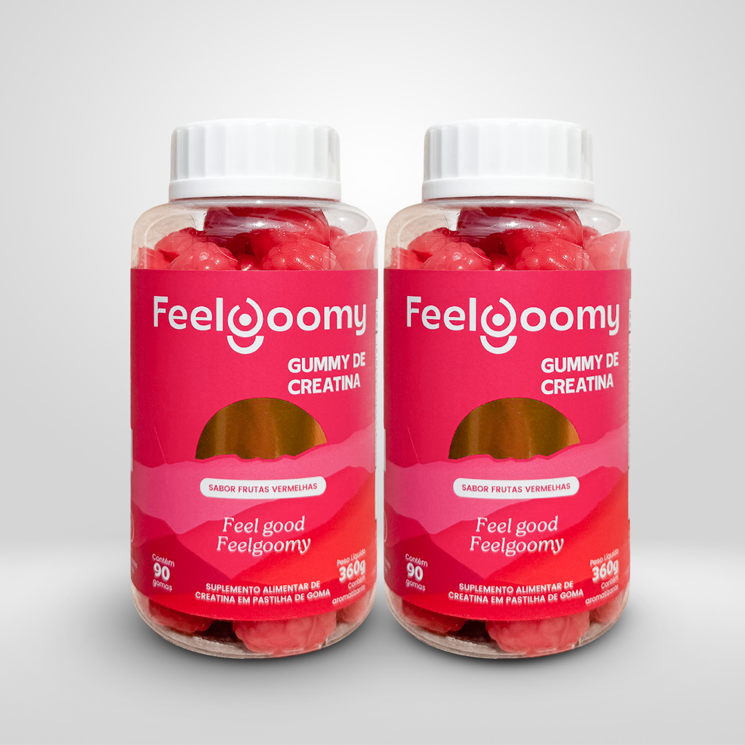 Kit 2 Potes de Creatina em Gummy