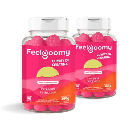 Kit 2 Potes de Creatina Gummy